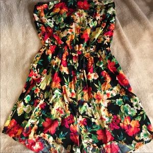 SOLD Wet Seal Floral Romper